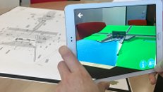 Minister Kamp brengt 2D-plattegrond tot leven met Tauw AR app