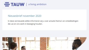 Het november-nummer van onze digitale nieuwsbrief is verschenen