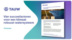 Whitepaper 'Vier succesfactoren voor een klimaatrobuust watersysteem' gepubliceerd