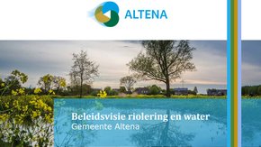 Beleidsvisie riolering en water voor nieuwe gemeente Altena